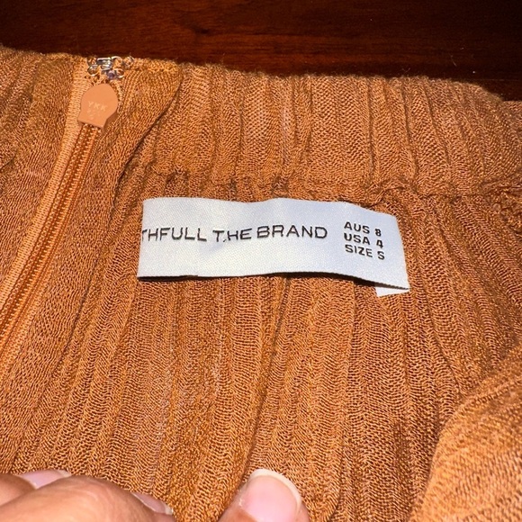 Faithfull the Brand Brown Wrap Maxi Skirt - Picture 7 of 8